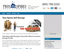 Tablet Screenshot of knoxvillestoragesolution.com